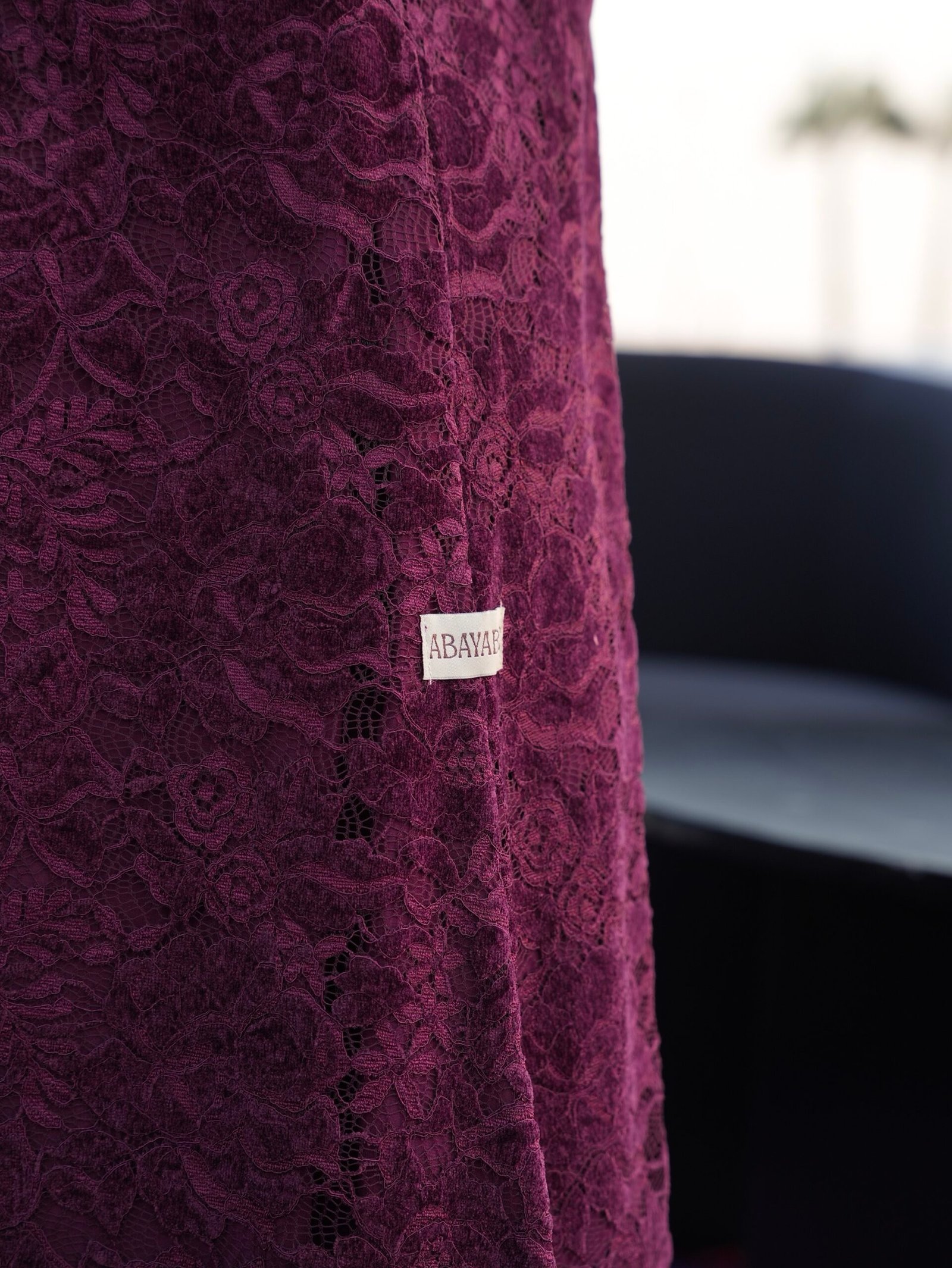 maroon lace